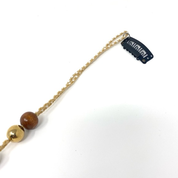 New Free People Tampa Braid-In Hair Accessory Beach Beads Clip - Picture 3 of 4